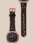Chocolate Dots Galaxy Watch Band