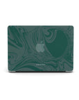 Dark Green Swirl MacBook Case