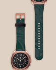 Dark Green Swirl Galaxy Watch Band