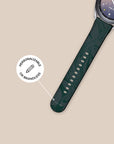 Dark Green Swirl Galaxy Watch Band