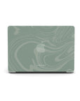 Light Green Swirl MacBook Case