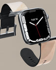 Beige Organic Apple Watch Band