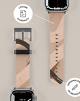 Beige Organic Apple Watch Band