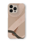 Beige Organic Phone Case