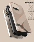 Beige Organic Phone Case