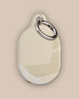 Cream Organic AirTag Holder