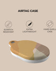 Orange Layers AirTag Holder