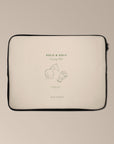 Beige Country Club Laptop Sleeve