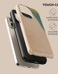 Beige Canvas Phone Case