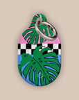 Tropical Leaves AirTag Holder