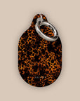 Leopard Fabric AirTag Holder
