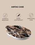 Leopard Close Up AirTag Holder