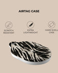 Dark Zebra AirTag Holder