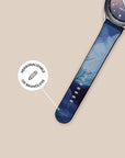 Blue Paint Galaxy Watch Band