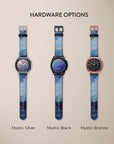 Blue Paint Galaxy Watch Band