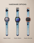Ocean Blue Paint Galaxy Watch Band