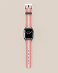 Coral Stripe Apple Watch Band