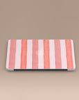 Coral Stripe MacBook Case