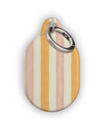 Grooved Orange AirTag Holder