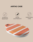 Sunset Stripes AirTag Holder