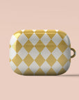 Argyle Mustard AirPods Case — view 2