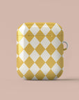 Argyle Mustard AirPods Case — view 3