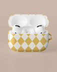 Argyle Mustard AirPods Case — view 4