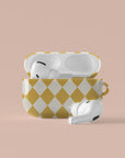 Argyle Mustard AirPods Case — view 5