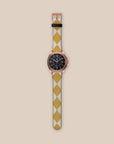 Argyle Mustard Galaxy Watch Band — view 3