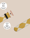 Argyle Mustard Galaxy Watch Band — view 4