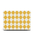 Argyle Mustard MacBook Case