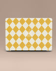 Argyle Mustard MacBook Case — view 2