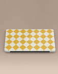 Argyle Mustard MacBook Case — view 3