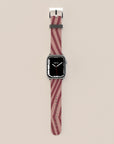 Chevron Wine Apple Watch Band — view 2
