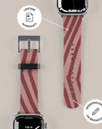 Chevron Wine Apple Watch Band — view 7