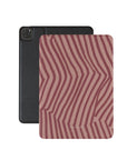 Chevron Wine iPad Case. Front view.