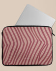 Chevron Wine Laptop Sleeve — view 5