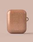 Crosshatch Terracotta AirPods Case — view 3
