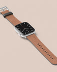 Crosshatch Terracotta Apple Watch Band — view 3