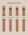 Crosshatch Terracotta Apple Watch Band — view 8