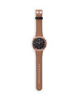 Crosshatch Terracotta Galaxy Watch Band