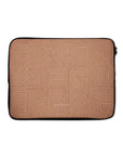 Crosshatch Terracotta Laptop Sleeve