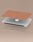 Crosshatch Terracotta MacBook Case — view 5