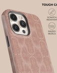 Fern Blush Phone Case — angle view