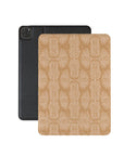 Fern Mustard iPad Case. Front view.