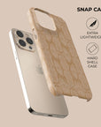 Fern Mustard Phone Case — back view