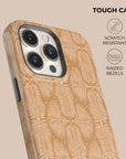 Fern Mustard Phone Case — angle view