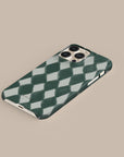 Harlequin Forest Phone Case — side profile