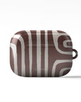 Labyrinth Burgundy AirPods Case