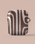 Labyrinth Burgundy AirPods Case — view 3